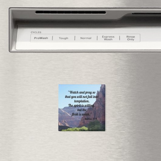 Matthew 26:41 magnet (In Situ (Geschirrspüler))