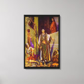 Matthew 26:69-75 Peter Denies Jesus Leinwand (Vorderseite)