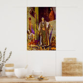 Matthew 26:69-75 Peter Denies Jesus Poster (Küche)