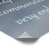 Matthew 28:19-20 Poster (Ecke)