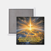 Matthew 28:19 Christian Fridge Magnet (Vorderseite/Rückseite)