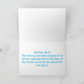 Matthew 28:19 Karte (Innenseite)