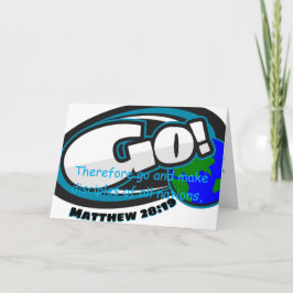 Matthew 28:19 Karte