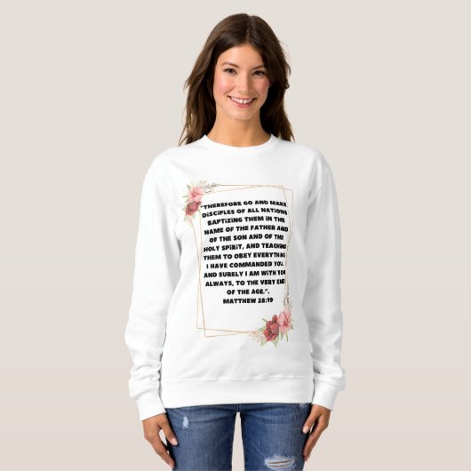 Matthew 28:19 sweatshirt (Vorne ganz)