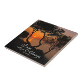 Matthew 28:20 Ich bin bei dir immer goldener Sonne Fliese (Seite)