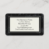 Matthew 28:20 Ich bin bei dir immer pink floral Visitenkarte (Rückseite)