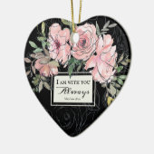 Matthew 28:20 Ich bin immer bei dir Weihnachten Keramik Ornament (Links)