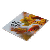 Matthew 28 20 Ich bin immer bei Ihnen Herbstlaub Fliese (Seite)