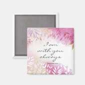 Matthew 28:20 Ich bin immer bei Ihnen Magnet (Vorderseite/Rückseite)