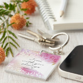 Matthew 28:20 Ich bin immer bei Ihnen Schlüsselanhänger (Vorderseite rechts)