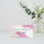 Matthew 28:20 Ich bin immer bei Ihnen Visitenkarte (Stehend Vorderseite)