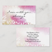 Matthew 28:20 Ich bin immer bei Ihnen Visitenkarte (Vorne/Hinten)