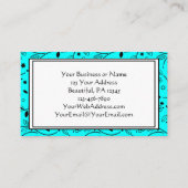 Matthew 28:20, Ich bin immer mit dir Bibel, Blume Visitenkarte (Rückseite)