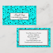 Matthew 28:20, Ich bin immer mit dir Bibel, Blume Visitenkarte (Vorne/Hinten)