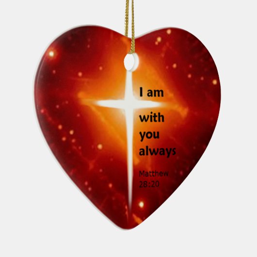 Matthew-28:20 Keramik Ornament (Rechts)