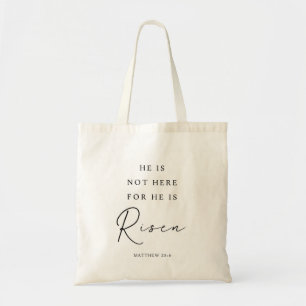 Matthew 28:6 Er ist Risen, Christlich Ostern Tragetasche