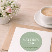 Matthew 28:6 – He Is Risen Easter Sticker
