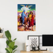 Matthew 2:13-18 Fleeing to Egypt Poster (Heimbüro)
