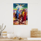 Matthew 2:13-18 Fleeing to Egypt Poster (Küche)