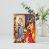 Matthew 2:1-12 Weisen Reisen zu Jesus Postkarte (Stehend Vorderseite)