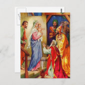 Matthew 2:1-12 Weisen Reisen zu Jesus Postkarte (Vorne/Hinten)