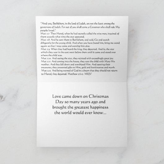 Matthew-2:6 - Weihnachten 12 (Innenseite)