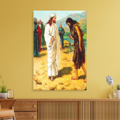 Matthew 3:13-15 Jesus kommt zur Johannes-Leinwand Leinwanddruck (Insitu (Wohnzimmer))