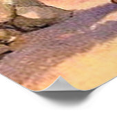 Matthew 3:13-17 Jesus ist getauft Poster (Ecke)