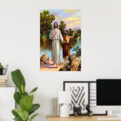 Matthew 3:13-17 Jesus ist getauft Poster (Heimbüro)