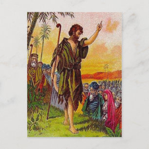 Matthew 3:1-6 Postkarte umkehren