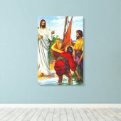 Matthew 4:18-22 Jesus nennt Fischer 2 Leinwand (Insitu (Holzboden))