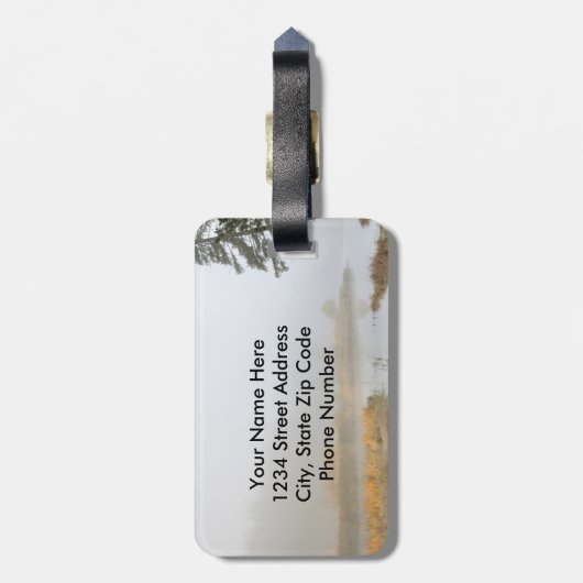 Matthew 4:19 Bibel Verse Fishers of Men, Custom Gepäckanhänger (Rückseite vertikal)