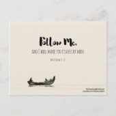 Matthew 4:19 - Fischer von Männern Postkarte (Vorderseite)