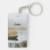 Matthew 4:19 Ich werde Sie zu Fischern der Mensche Schlüsselanhänger (Rückseite)