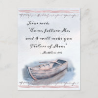 Matthew 4:19 Jesus sagte: "Komm mir hinterher", Bi