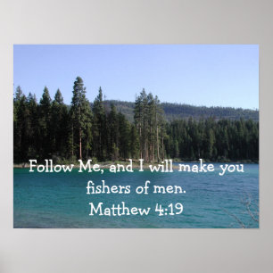 Matthew 4:19 Poster