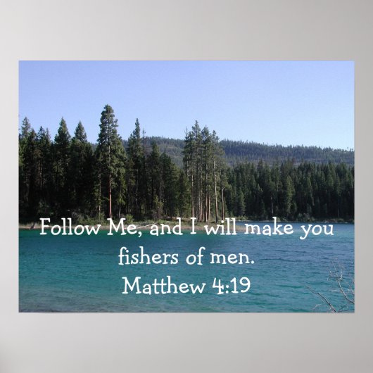 Matthew 4:19 Poster (Vorne)