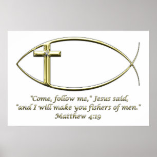Matthew 4:19 poster