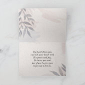 Matthew 5:10 Gesegnet sind die Verfolgten Beatitud Karte (Innenseite)