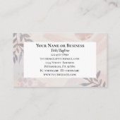 Matthew 5:10 Gesegnet sind die Verfolgten Beatitud Visitenkarte (Rückseite)