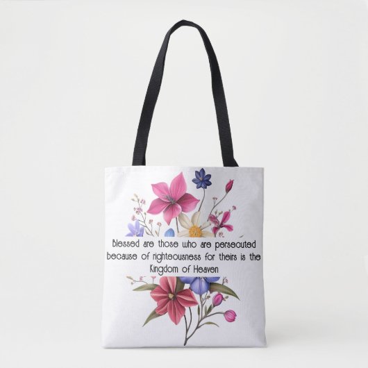 Matthew 5:10 Tote Bag Tasche (Vorderseite)