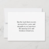 Matthew 5:11-12 Gesegnet bist du Bible Flat Card (Rückseite)