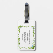 Matthew 5:11-12 Selig sind Sie Beatitudes Bibel Gepäckanhänger (Rückseite vertikal)