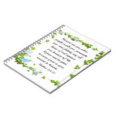 Matthew 5:11-12 Selig sind Sie Beatitudes Bibel Notizblock (Linke Seite)