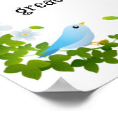 Matthew 5:11-12 Selig sind Sie Beatitudes Bibel Poster (Ecke)