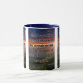 Matthew 5:11 KJV Bible Verse Pic Two-Tone Tasse (Zentrum)