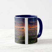 Matthew 5:11 KJV Bible Verse Pic Two-Tone Tasse (VorderseiteRechts)