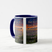 Matthew 5:11 KJV Bible Verse Pic Two-Tone Tasse (Vorderseite Links)