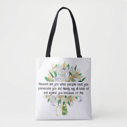 Matthew 5:11 Tote Bag Tasche (Vorderseite)