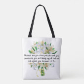 Matthew 5:11 Tote Bag Tasche (Rückseite)
